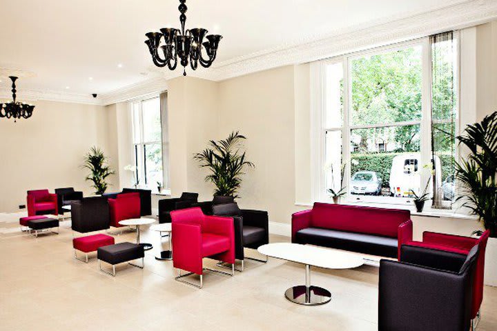 Lobby en el hotel London House