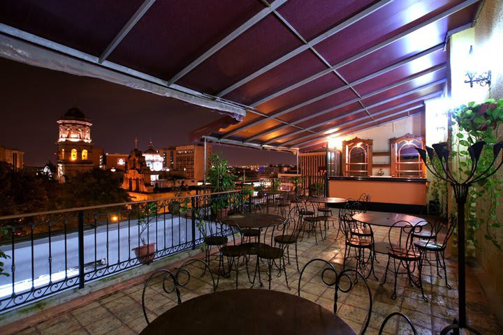 Terraza del Hotel Santiago de Compostela