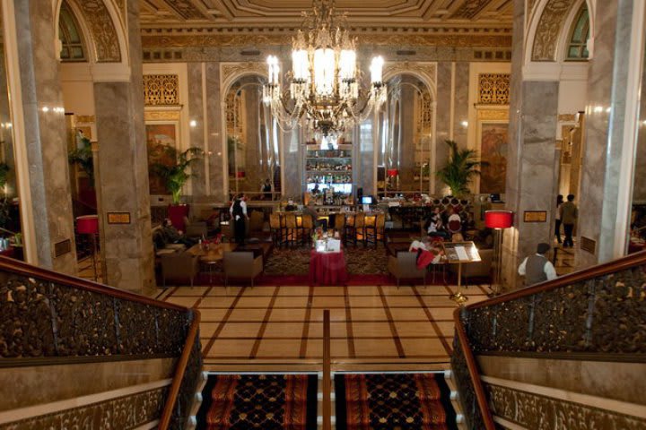 Lobby de Sir Francis Drake, hotel en San Francisco