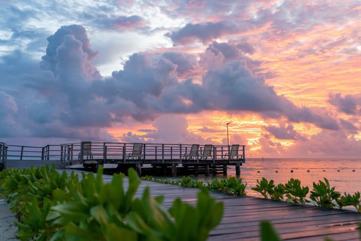 Hotel's pier