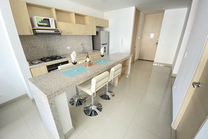 Cocina del apartamento SMR340A