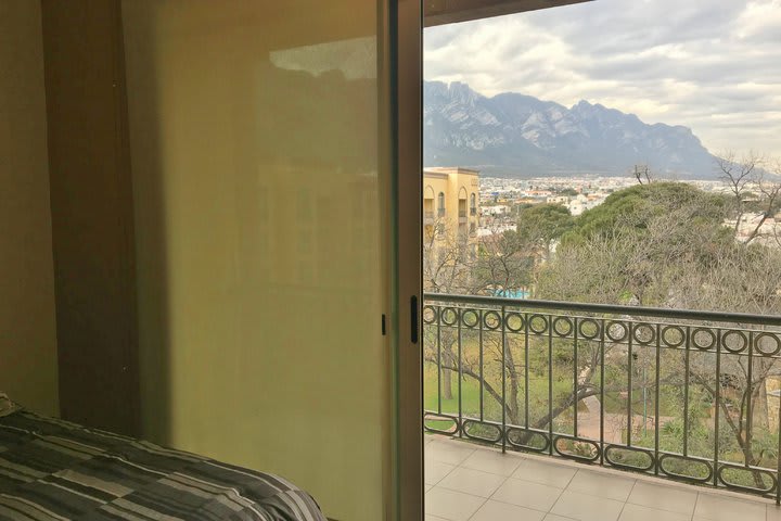 Guest room with exterior views