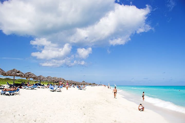 Vista de la playa