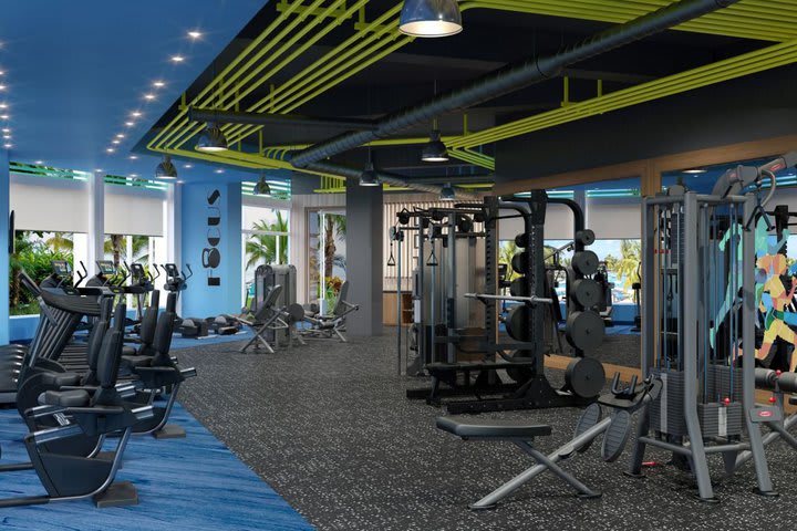 24-hour fitness center