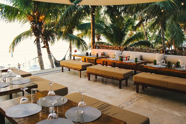 Restaurant in the beach club