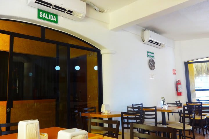 Air-conditioned restaurant