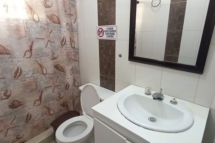 Baño del apartamento 1