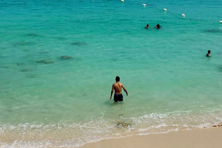 Disfrutando el mar