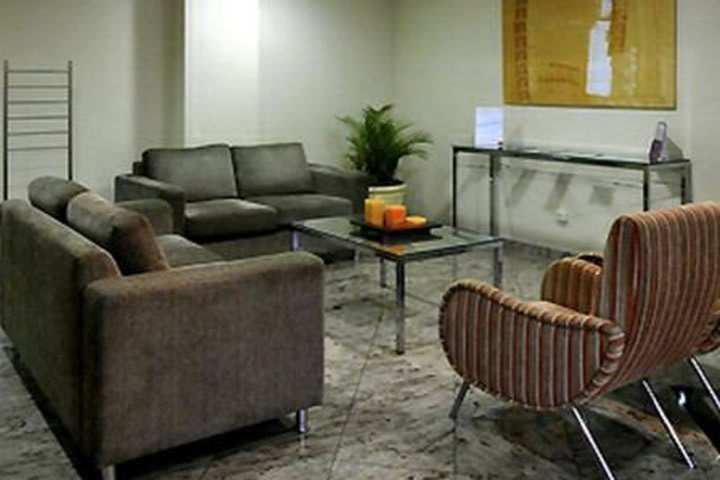 Lobby at the Mercure hotel in Sao Bernardo do Campo