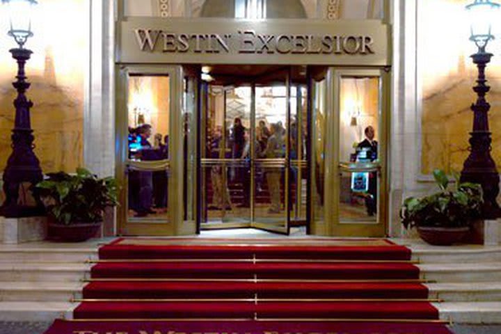 Entrance to The Westin Excelsior hotel