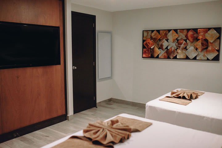 Amenities in a standard double room