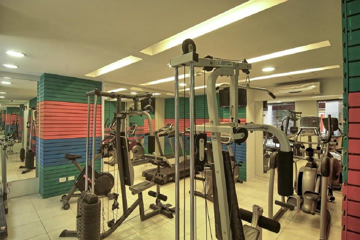 Equipment in the fitness center