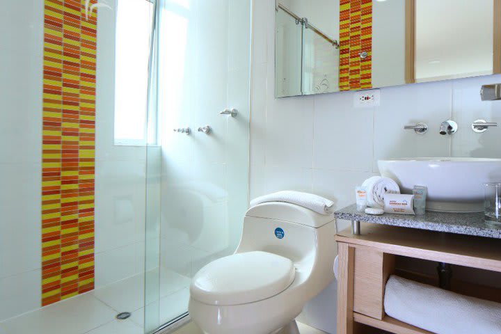 Interior de un baño