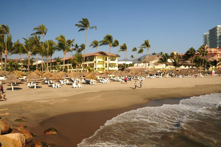 Beach at the hotel