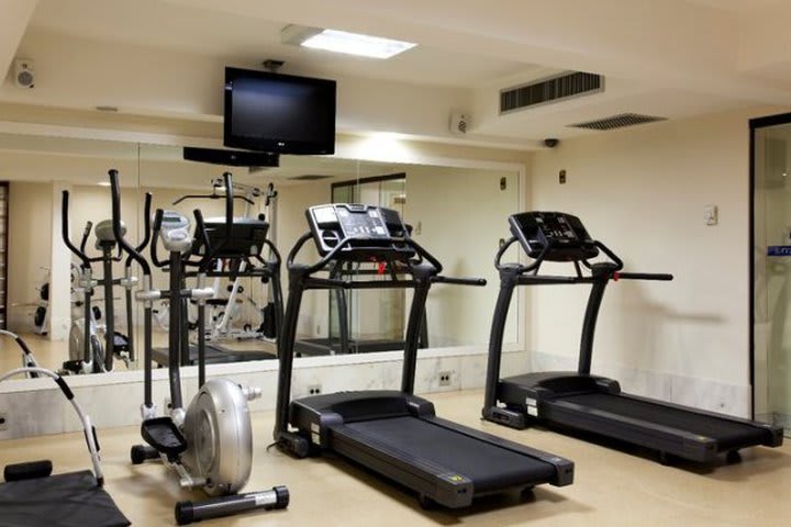 Fitness center at the Bourbon Sao Paulo Business Hotel