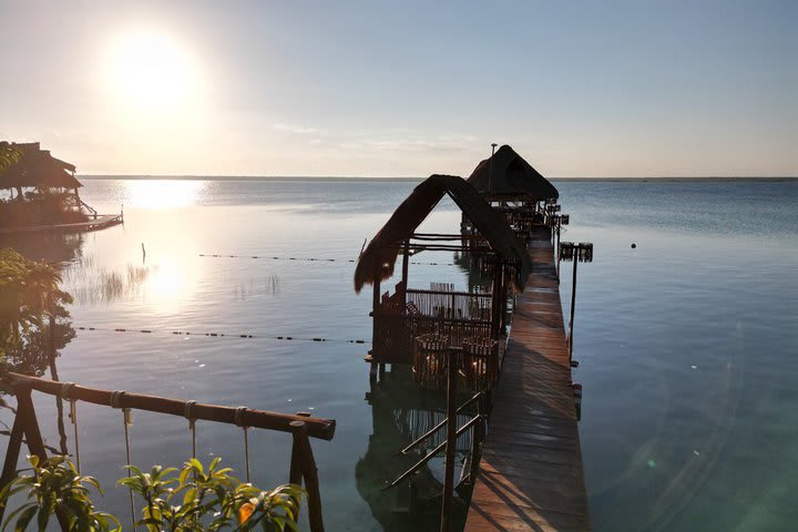 The pier at the hotel