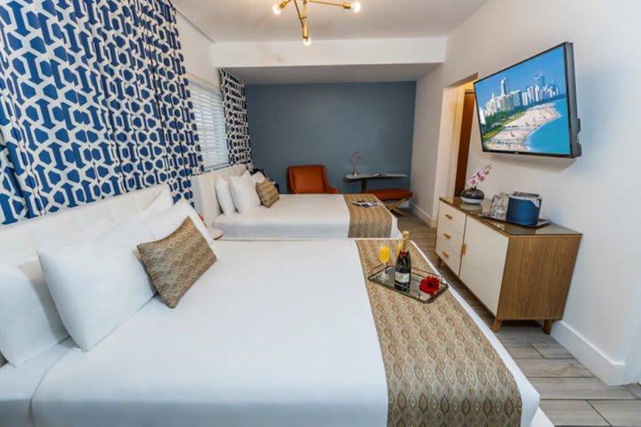 Guest rooms with LCD TV