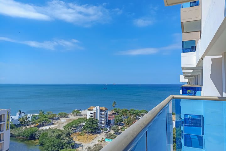 Balcón de un Apartamento de 3 dormitorios vista al mar - SM31