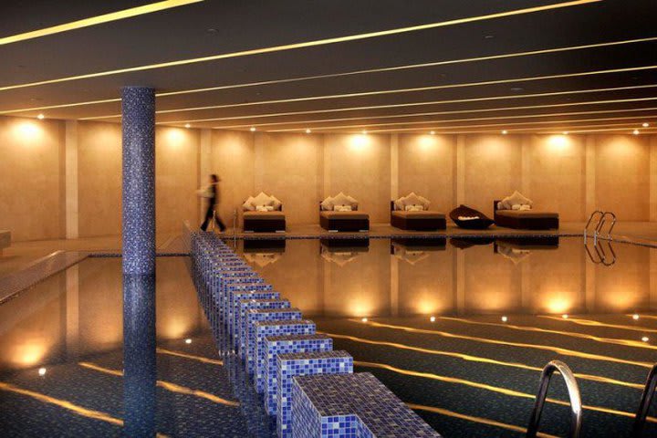 Enjoy the indoor pool at the InterContinental Beijing Beichen hotel