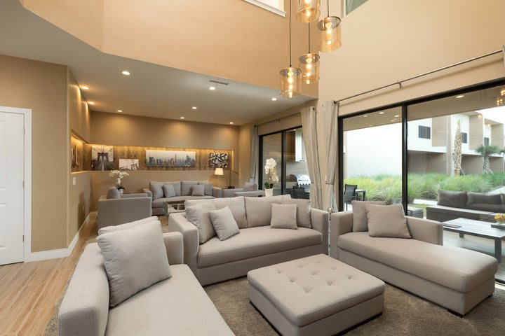 Sitting area in a villa