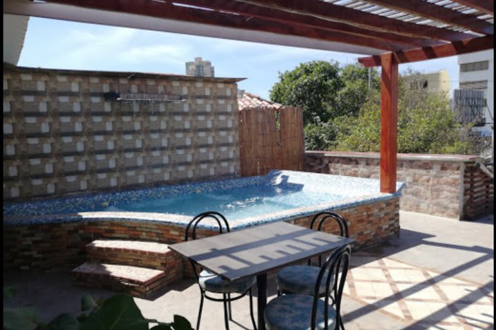 Vista del jacuzzi