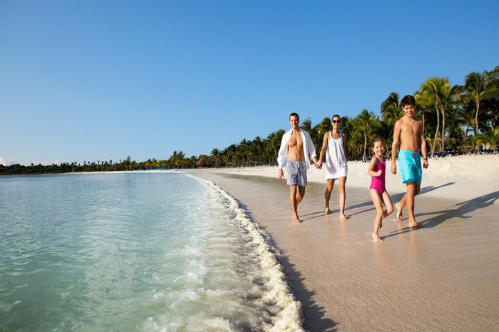 The beach area at the resort is 2 kilometers (1.2 mi) long