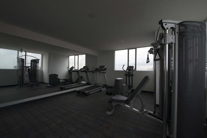 Equipped fitness center