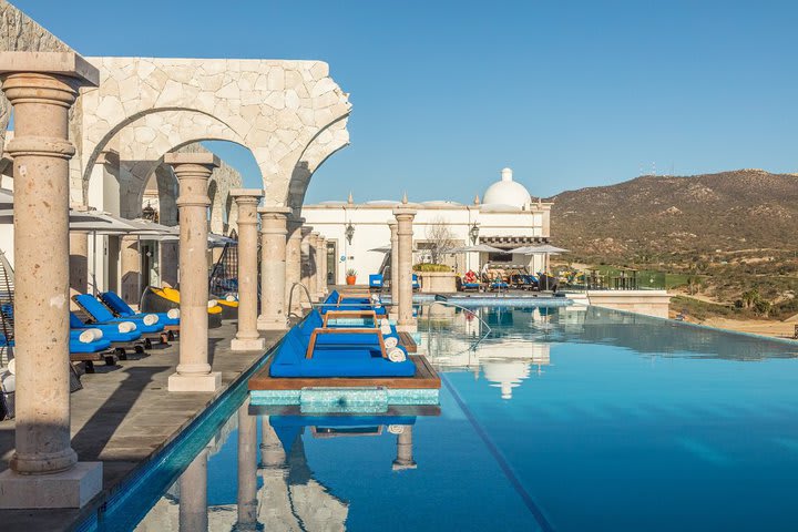 Vista de la piscina