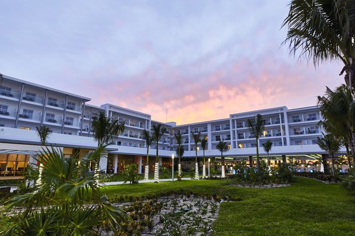 Facade of the hotel