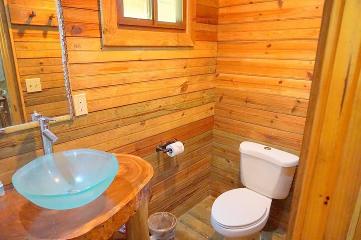 Bathroom in a Jungle Lodge