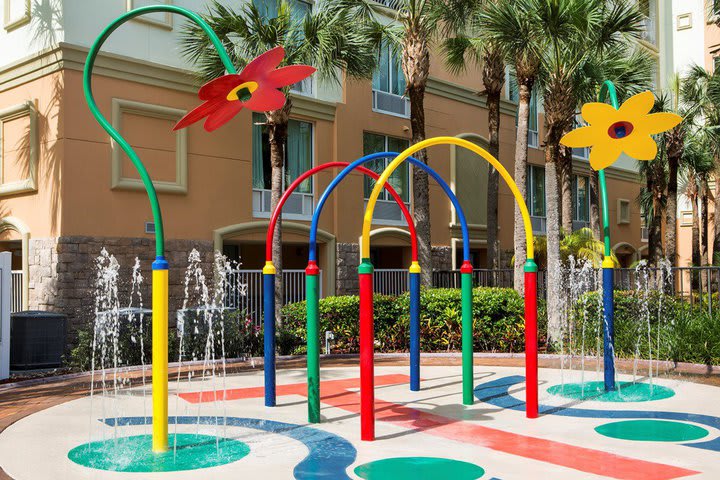 Children's playground next to the pool at the Holiday Inn Resort Orlando - Lake Buena Vista