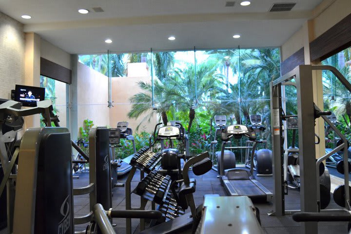 Equipped fitness center