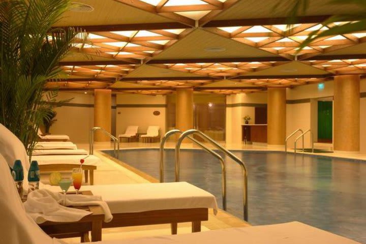 There is an indoor pool at the Capital Hotel near Temple Of Heaven