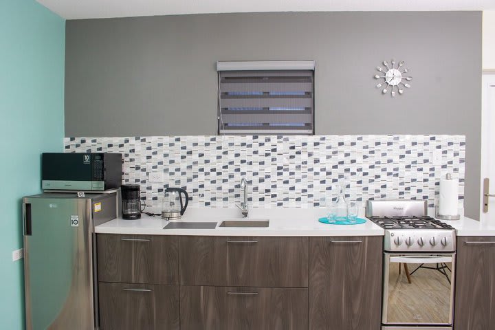 Kitchen in an Ocean suite