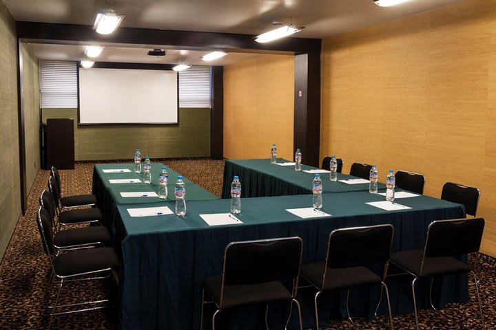 The boardroom is ideal for work meetings