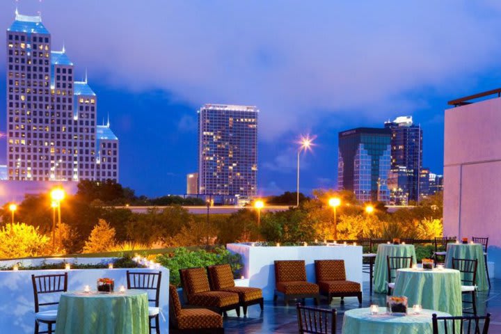 Terraza del Sheraton Downtown, hotel en Orlando, Florida