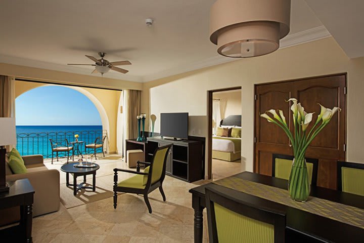 Some suites offer ocean view