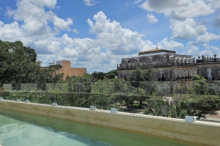 View of the pool