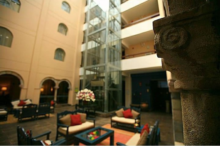 Interior view of Hotel San Agustin El Dorado in Cusco