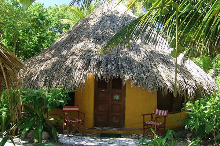 Exterior de las cabañas