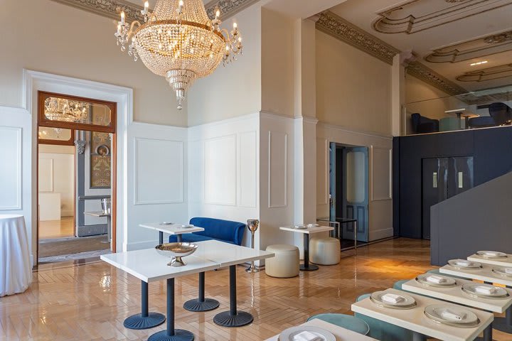 Interior of a restaurant