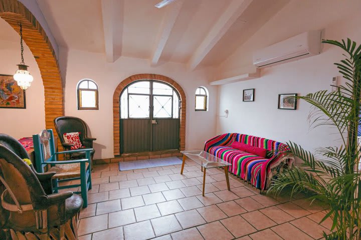 Sitting area in the villa