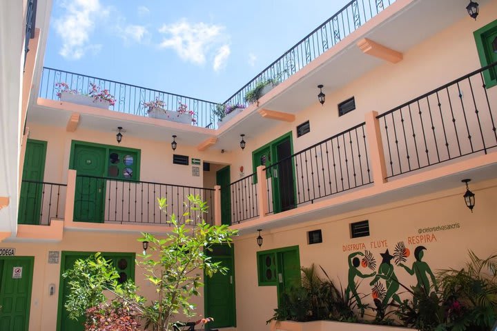 Interior courtyard