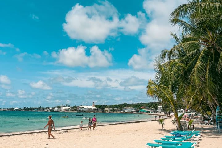 Vista de la playa