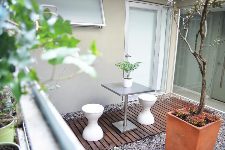 Terrace in an apartment