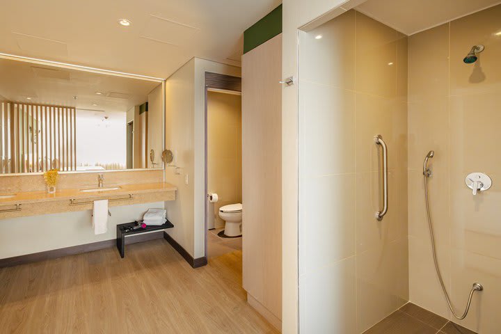 Bathroom of a suite