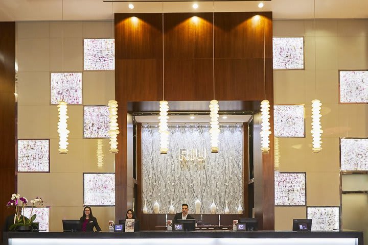 Front desk and lobby