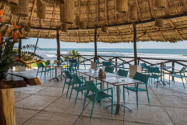 Restaurant with ocean view