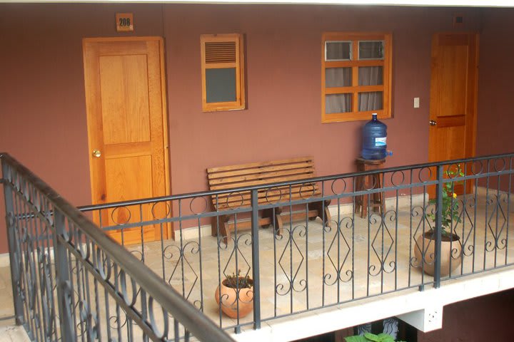 Sitting area on the balcony