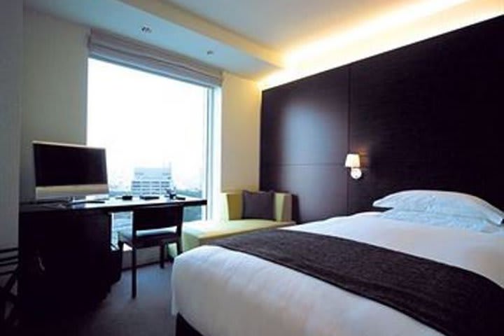 Habitación del hotel Mitsui Garden Ginza Premier en el distrito Chuo de Tokio